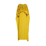 Oscar de la Renta Peony Sequin and Raffia Embroidered Caftan - Oscar de la Renta Dresses - American Couture - Shop at Coveti