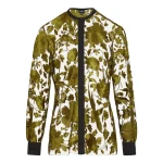 Giambattista Valli Peridot Chimera Shawl Tulle Blouse - Giambattista Valli Tops - Romantic Couture - Shop at Coveti