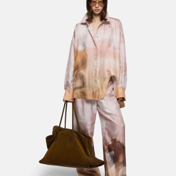 The Attico Pink Shades Long Pant - The Attico Pants - Designed by Gilda Ambrosio & Giorgia Tordini - Shop at Coveti