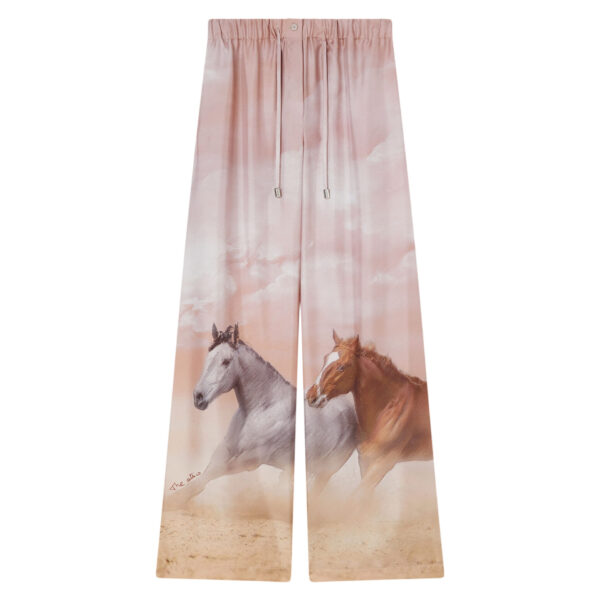 The Attico Pink Shades Long Pant - The Attico Pants - Designed by Gilda Ambrosio & Giorgia Tordini - Shop at Coveti