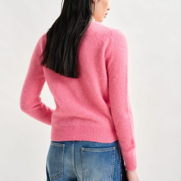 Essentiel Antwerp Pink angora blend knit - Essentiel Antwerp Knitwear - Colorful Belgian Design - Shop at Coveti