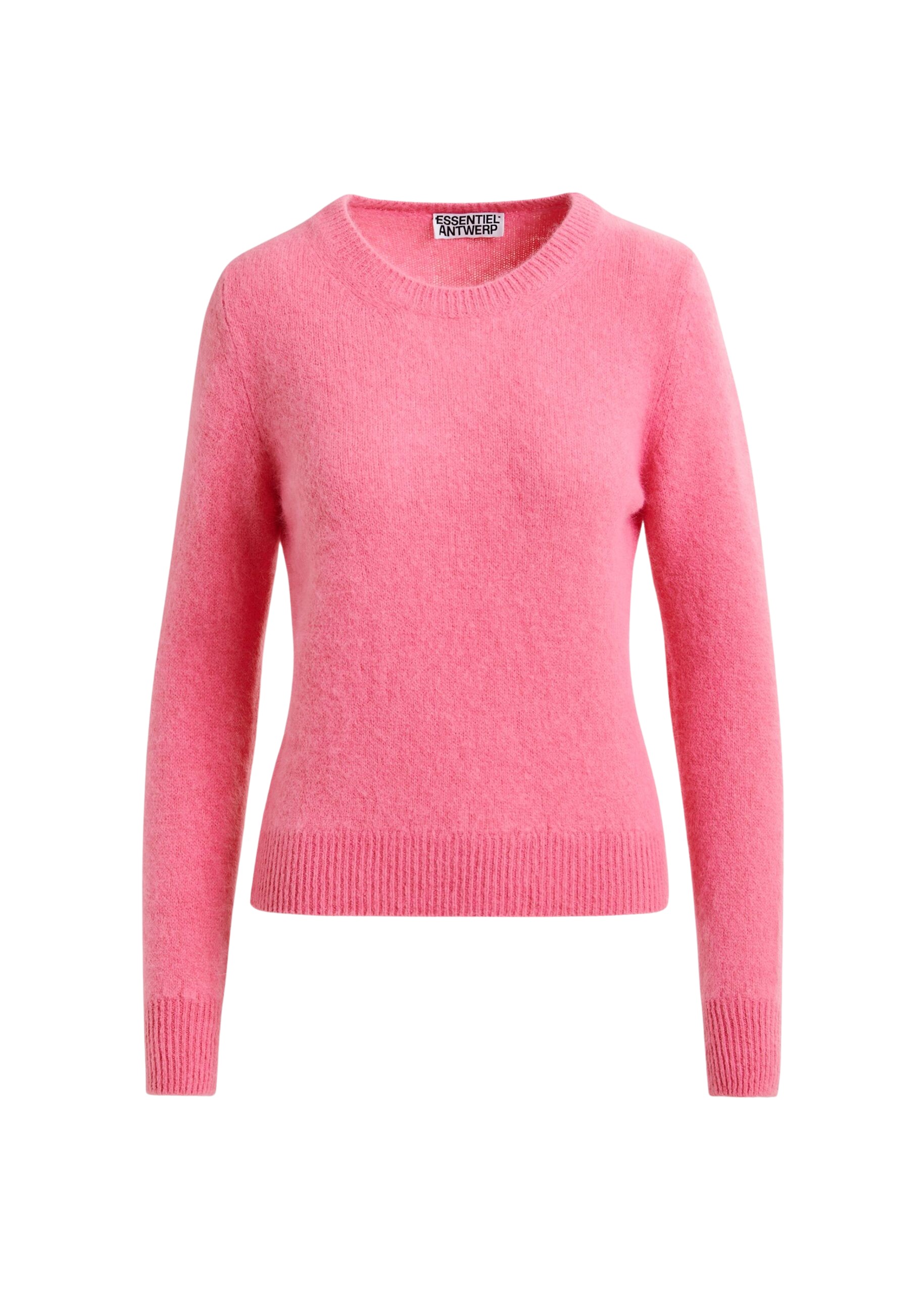 Essentiel Antwerp Pink angora blend knit - Essentiel Antwerp Knitwear - Colorful Belgian Design - Shop at Coveti