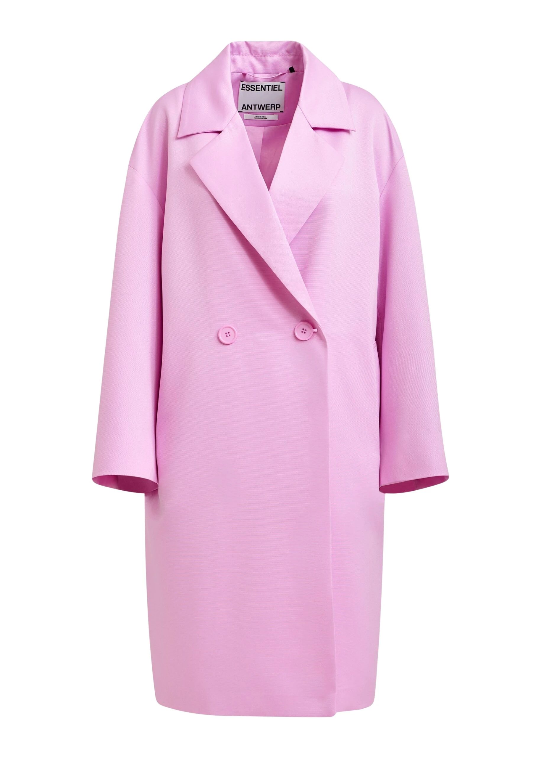 Pink-double-breasted-coat-Essentiel-Antwerp-Coats-scaled44981_nobg Essentiel Antwerp Pink double-breasted coat - Essentiel Antwerp Coats - Colorful Belgian Design - Shop at Coveti