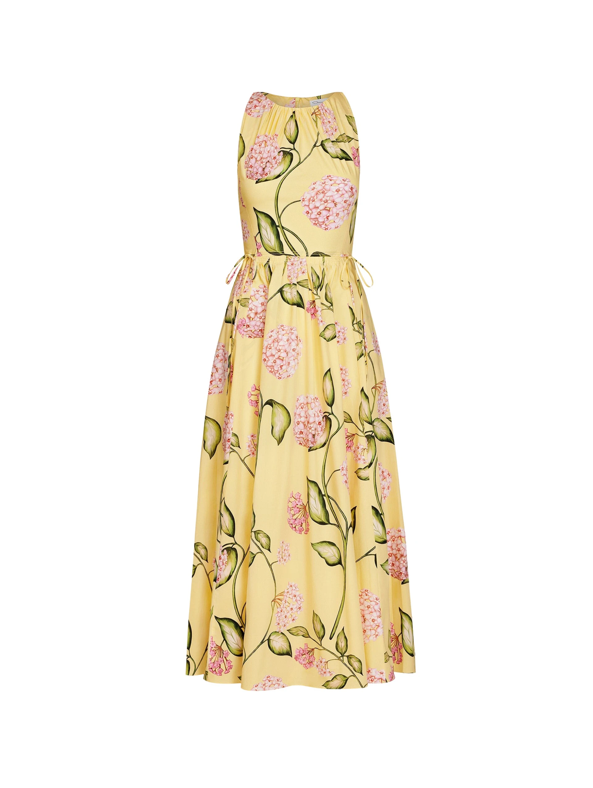 Porcelain-Flower-Cotton-Poplin-Pleated-Dress-Oscar-de-la-Renta-Dresses34507_nobg Oscar de la Renta Porcelain Flower Cotton Poplin Pleated Dress - Oscar de la Renta Dresses - American Couture - Shop at Coveti