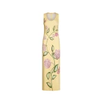 Oscar de la Renta Porcelain Flower Jersey Dress - Oscar de la Renta Dresses - American Couture - Shop at Coveti