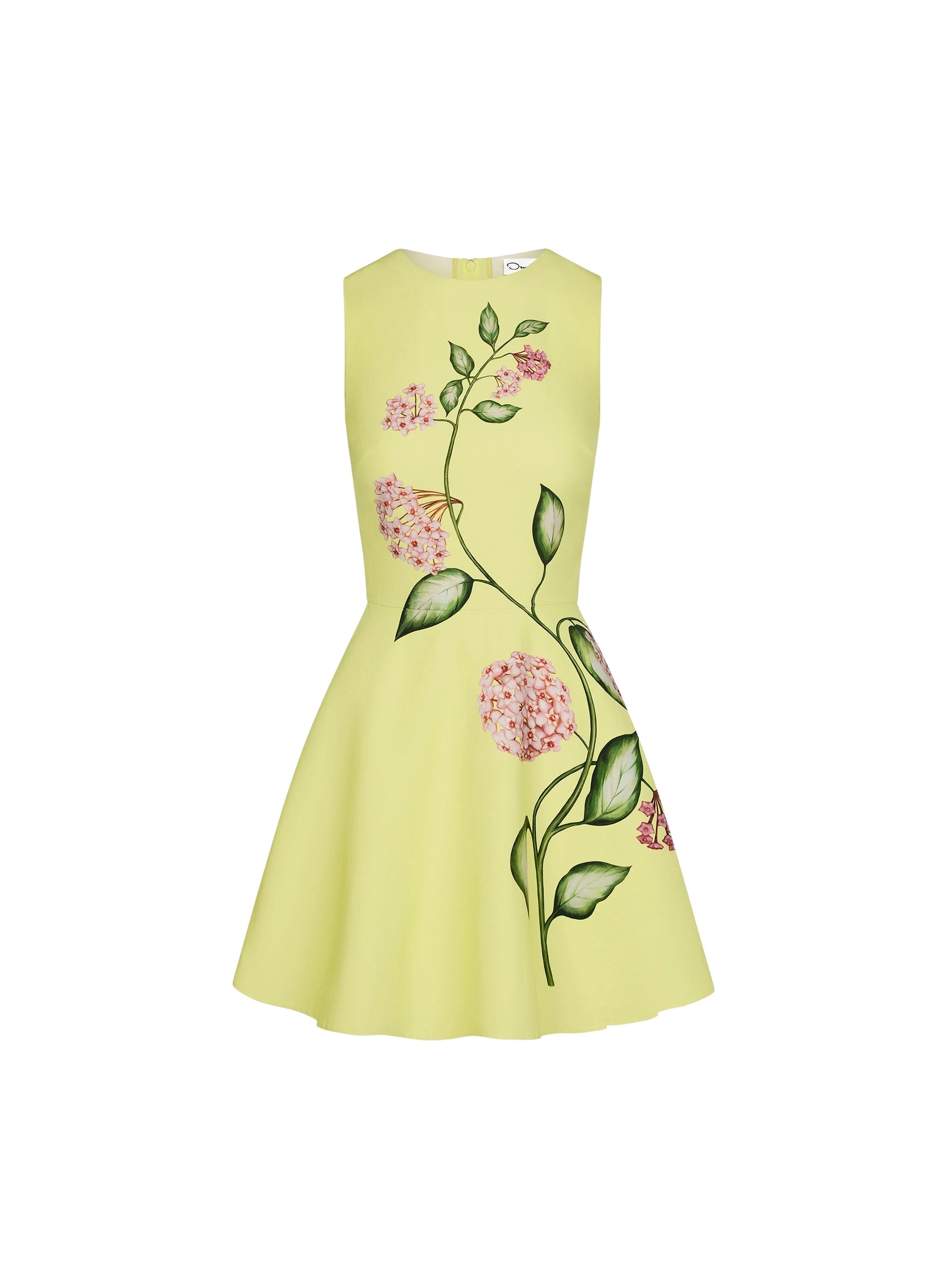 Porcelain-Flower-Mini-Dress-Oscar-de-la-Renta-Dresses72637_nobg Oscar de la Renta Porcelain Flower Mini Dress - Oscar de la Renta Dresses - American Couture - Shop at Coveti