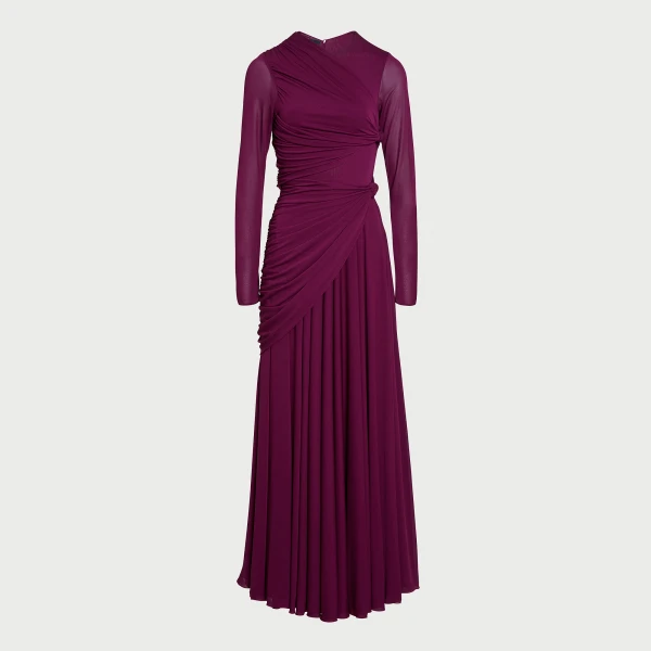 Giambattista Valli Purple Draped Maxi Dress - Giambattista Valli Dresses - Romantic Couture - Shop at Coveti