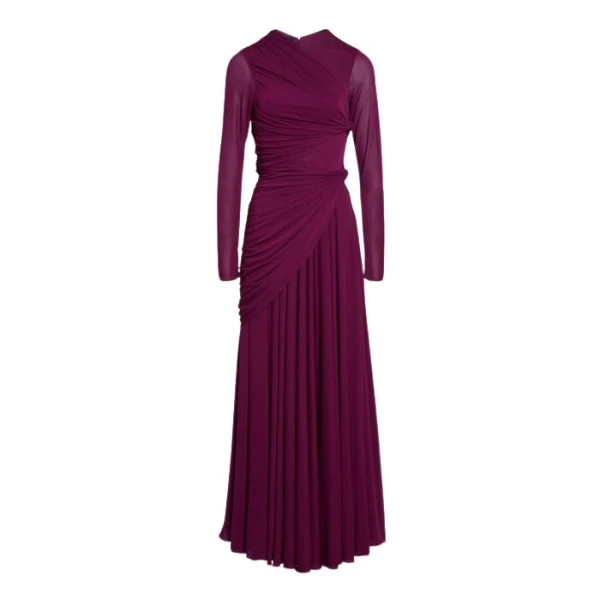 Giambattista Valli Purple Draped Maxi Dress - Giambattista Valli Dresses - Romantic Couture - Shop at Coveti