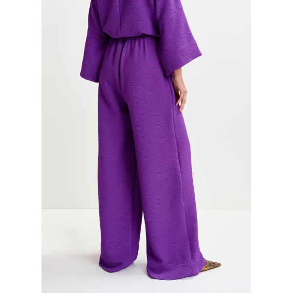 Essentiel Antwerp Purple wide-leg pants, view 5