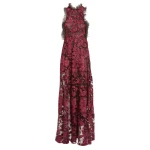 Giambattista Valli Raspberry Chimera Shawl Long Dress - Giambattista Valli Dresses - Romantic Couture - Shop at Coveti