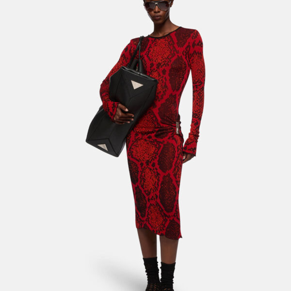 The Attico Red Midi Dress - The Attico Dresses - Designed by Gilda Ambrosio & Giorgia Tordini - Shop at Coveti
