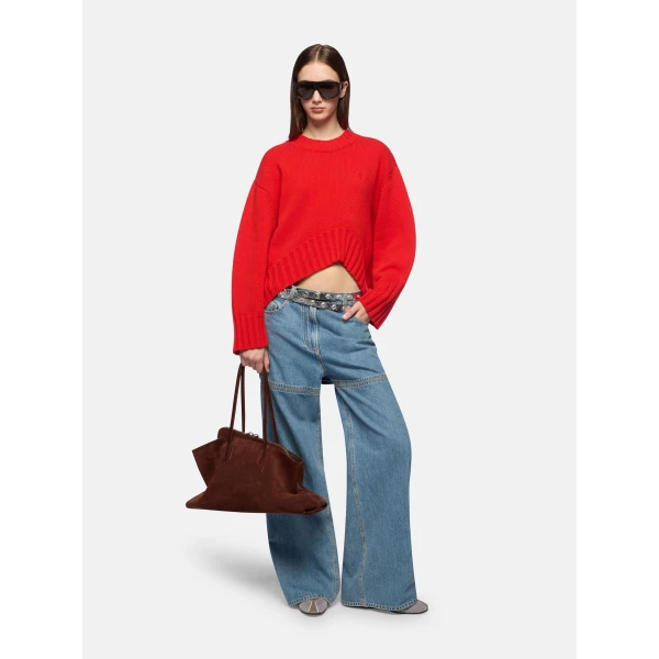 The Attico Red Sweater, view 2