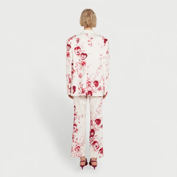 Giambattista Valli Ruby Pansies Ivory Jacket - Giambattista Valli Jackets - Romantic Couture - Shop at Coveti