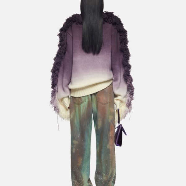 The Attico "Rundie" Purple Multishades Sweater - The Attico Knitwear - Designed by Gilda Ambrosio & Giorgia Tordini - Shop at Coveti