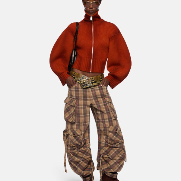 The Attico Rust Cardigan - The Attico Knitwear - Designed by Gilda Ambrosio & Giorgia Tordini - Shop at Coveti
