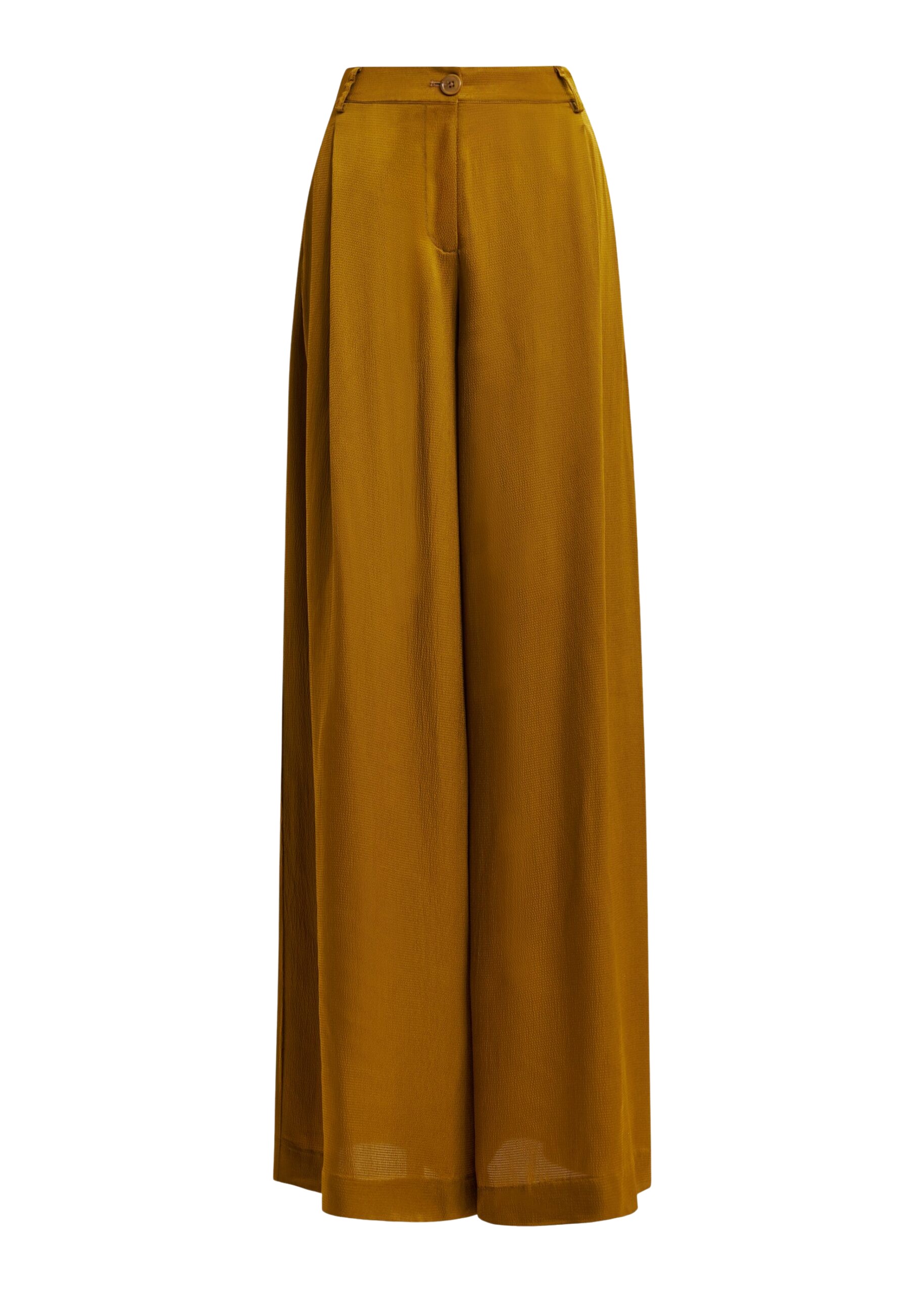 Essentiel Antwerp Rust wide-leg satin pants