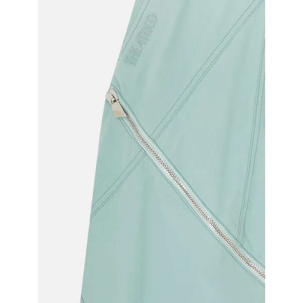 The Attico Sage Green Long Pant, view 4