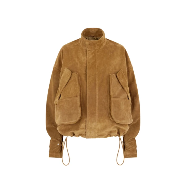 The Attico Sand Bomber Jacket