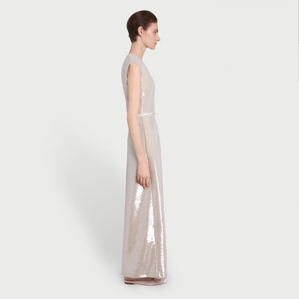 Giambattista Valli Sand Midi Sequin Dress - Giambattista Valli Dresses - Romantic Couture - Shop at Coveti
