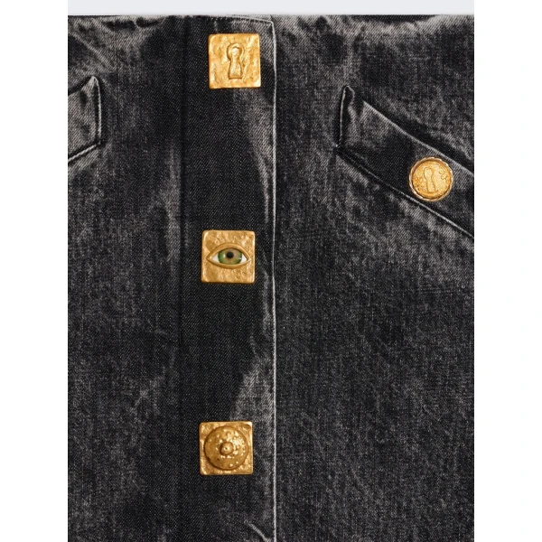 Schiaparelli A-Line Miniskirt Skirts in Schiaparelli Authentic Luxury Fashion at Coveti