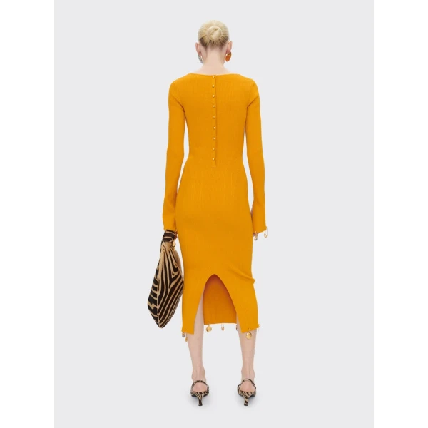 Schiaparelli Anatomical Charms Knitted Dress Dresses in Schiaparelli Authentic Luxury Fashion at Coveti