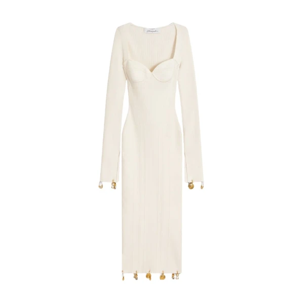Schiaparelli Anatomical Charms Knitted Dress Dresses in Schiaparelli Authentic Luxury Fashion at Coveti