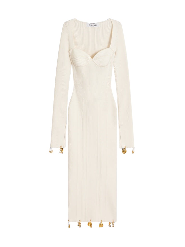 Schiaparelli Anatomical Charms Knitted Dress