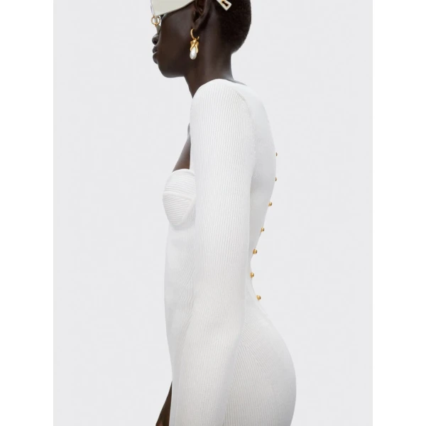 Schiaparelli Anatomical Charms Knitted Dress Dresses in Schiaparelli Authentic Luxury Fashion at Coveti