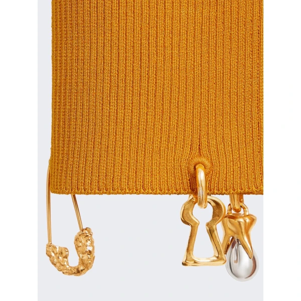 Schiaparelli Anatomical Charms Knitted Dress Dresses in Schiaparelli Authentic Luxury Fashion at Coveti