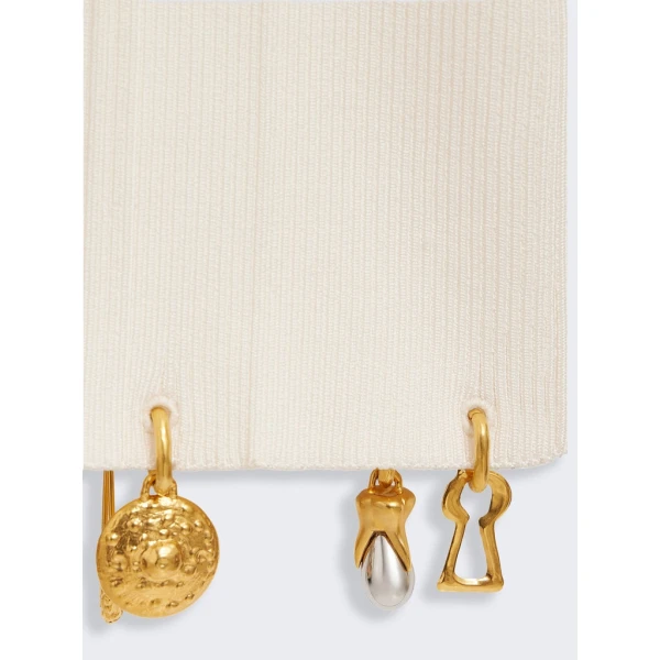 Schiaparelli Anatomical Charms Knitted Dress Dresses in Schiaparelli Authentic Luxury Fashion at Coveti