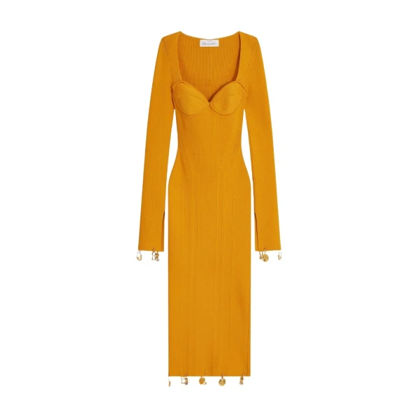 Schiaparelli Anatomical Charms Knitted Dress Dresses in Schiaparelli Authentic Luxury Fashion at Coveti