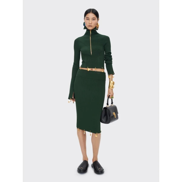 Schiaparelli Anatomical Charms Knitted Jumper Knitwear in Schiaparelli Authentic Luxury Fashion at Coveti