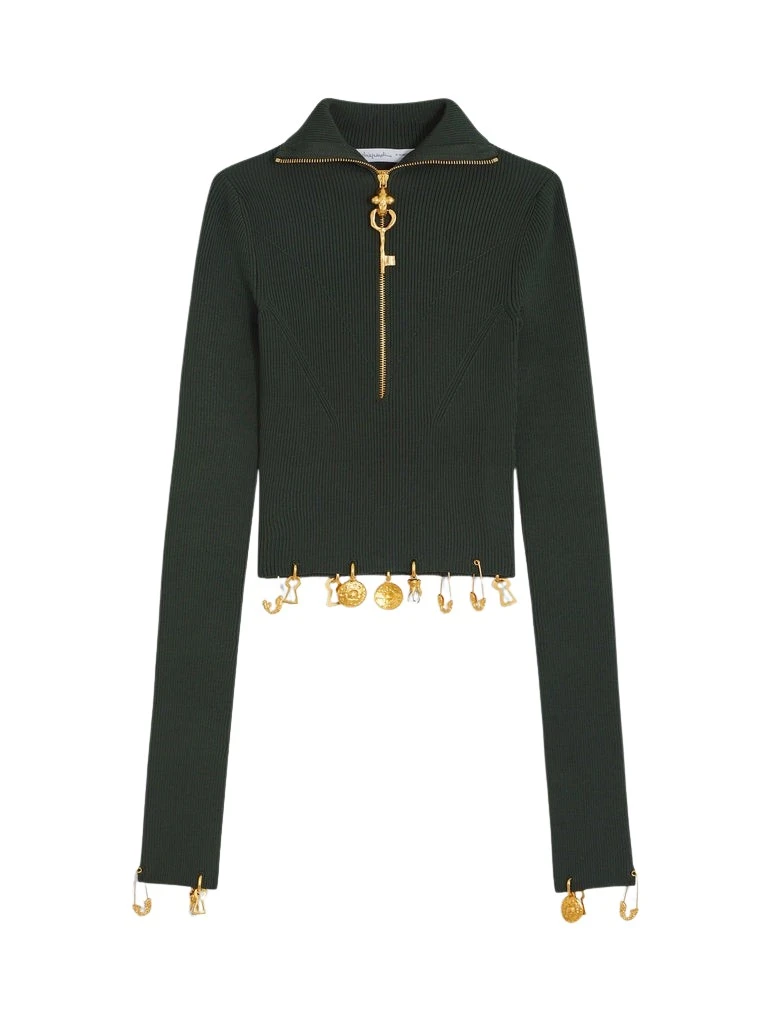 Schiaparelli-Anatomical-Charms-Knitted-Jumper-328259_nobg Schiaparelli Anatomical Charms Knitted Jumper Knitwear in Schiaparelli Authentic Luxury Fashion at Coveti