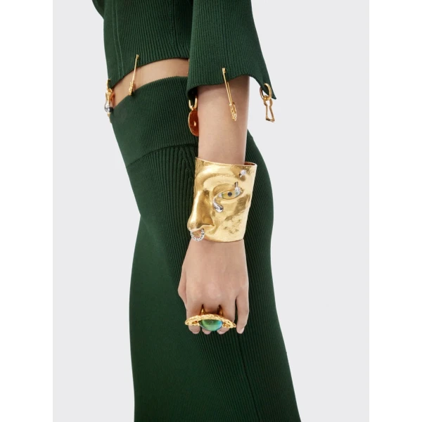 Schiaparelli Anatomical Charms Knitted Jumper Knitwear in Schiaparelli Authentic Luxury Fashion at Coveti