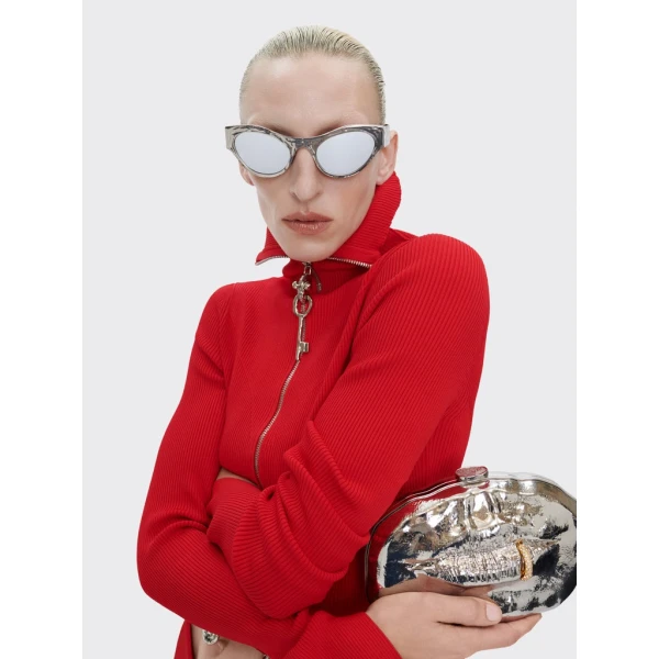Schiaparelli Anatomical Charms Knitted Jumper Knitwear in Schiaparelli Authentic Luxury Fashion at Coveti