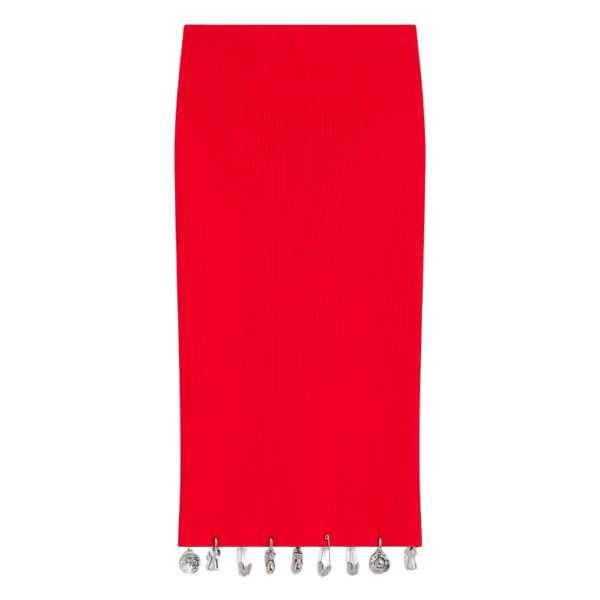 Schiaparelli Anatomical Charms Knitted Skirt Skirts in Schiaparelli Authentic Luxury Fashion at Coveti