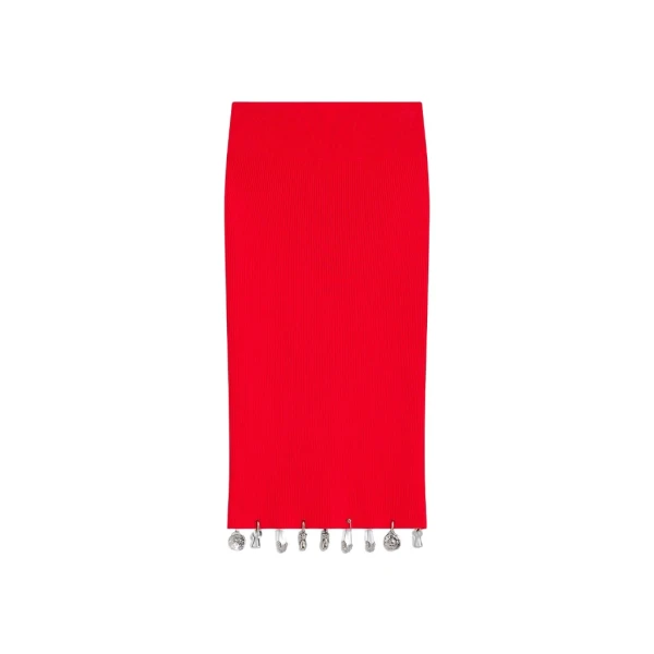 Schiaparelli Anatomical Charms Knitted Skirt Skirts in Schiaparelli Authentic Luxury Fashion at Coveti