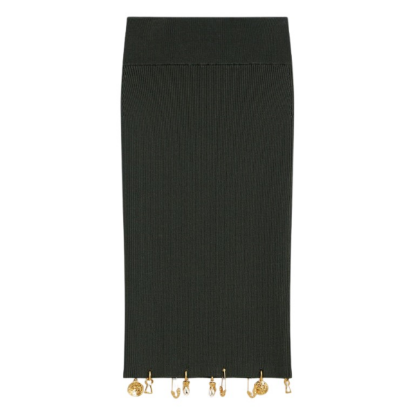 Schiaparelli Anatomical Charms Knitted Skirt Skirts in Schiaparelli Authentic Luxury Fashion at Coveti