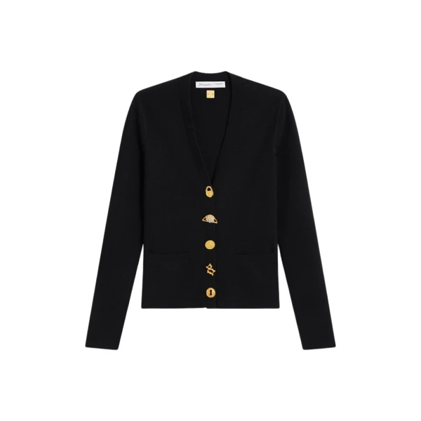 Schiaparelli Anatomy Wool Cardigan Knitwear in Schiaparelli Authentic Luxury Fashion at Coveti