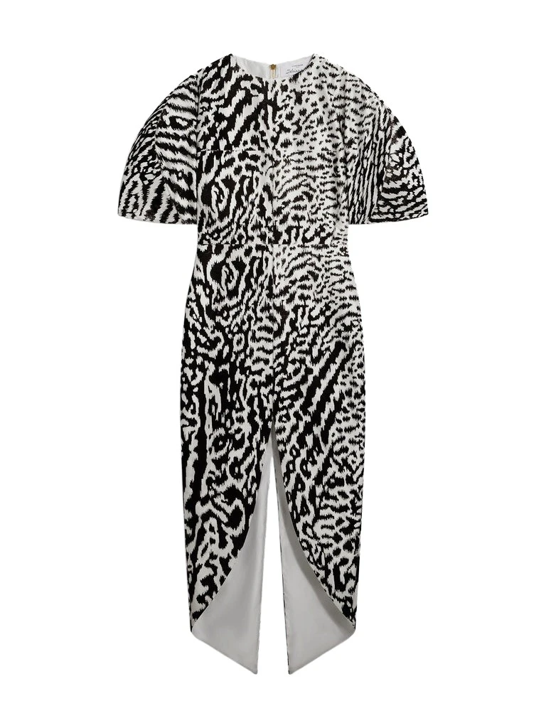 Schiaparelli-Animal-Print-Midi-Dress62993_nobg Schiaparelli Animal Print Midi Dress Dresses in Schiaparelli Authentic Luxury Fashion at Coveti