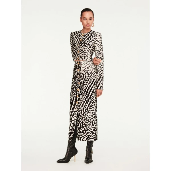 Schiaparelli Animal Print Pencil Skirt Skirts in Schiaparelli Authentic Luxury Fashion at Coveti