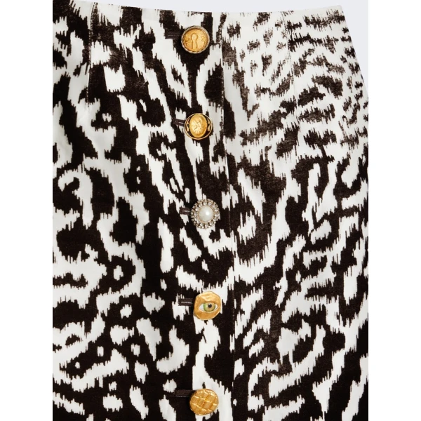 Schiaparelli Animal Print Pencil Skirt Skirts in Schiaparelli Authentic Luxury Fashion at Coveti