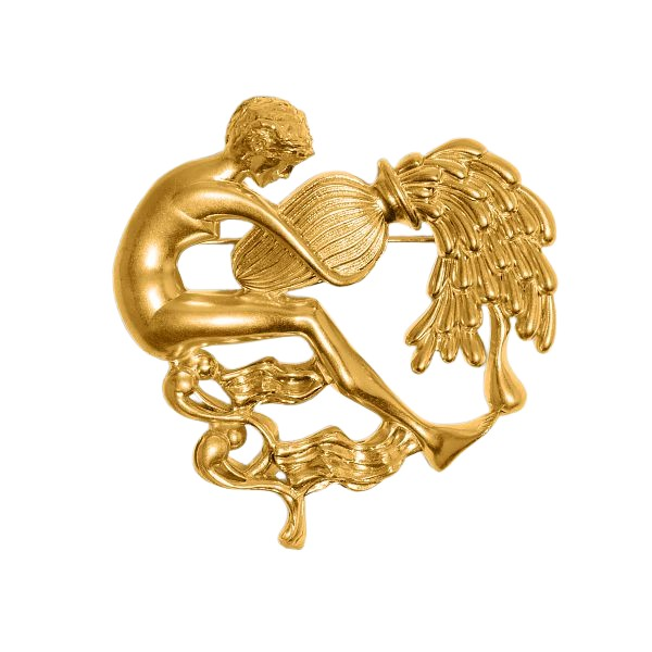Schiaparelli Aquarius Brooch
