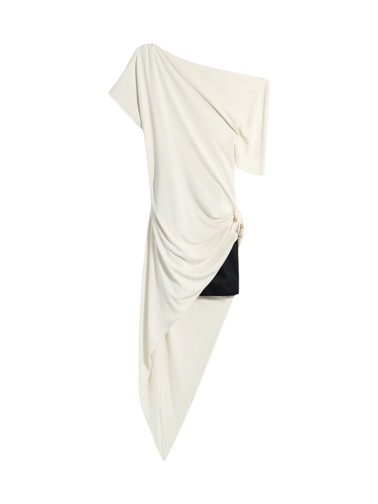 Schiaparelli Assymmetrical Piercings Dress Dresses in Schiaparelli Authentic Luxury Fashion at Coveti