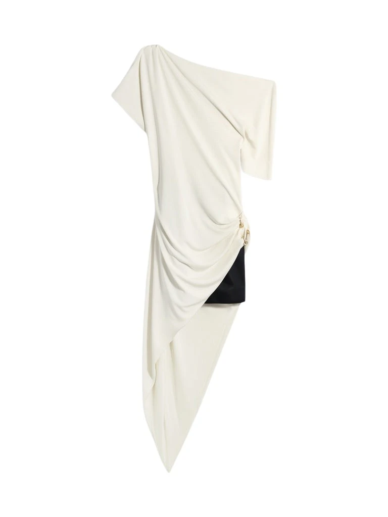 Schiaparelli-Assymmetrical-Piercings-Dress34081_nobg Schiaparelli Assymmetrical Piercings Dress Dresses in Schiaparelli Authentic Luxury Fashion at Coveti