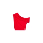 Schiaparelli Asymmetrical Draped Top Tops in Schiaparelli Authentic Luxury Fashion at Coveti