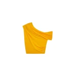 Schiaparelli Asymmetrical Draped Top Tops in Schiaparelli Authentic Luxury Fashion at Coveti