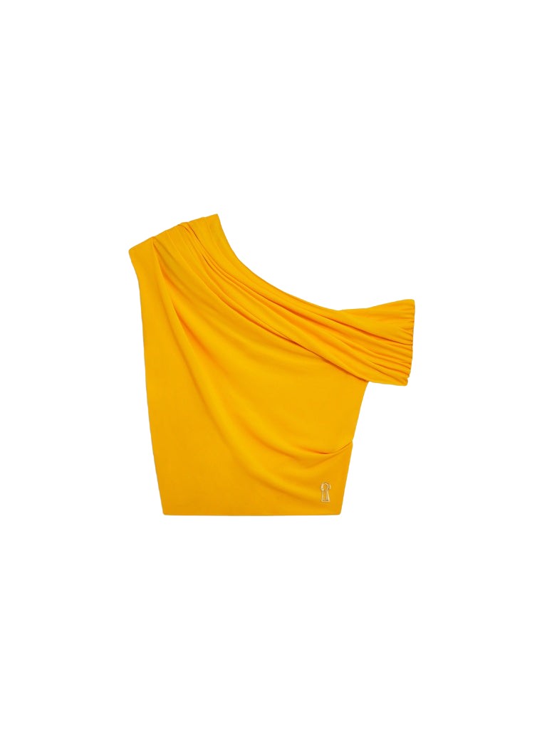 Schiaparelli Asymmetrical Draped Top