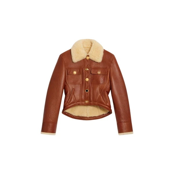 Schiaparelli Aviator Shearling Jacket Jackets in Schiaparelli Authentic Luxury Fashion at Coveti