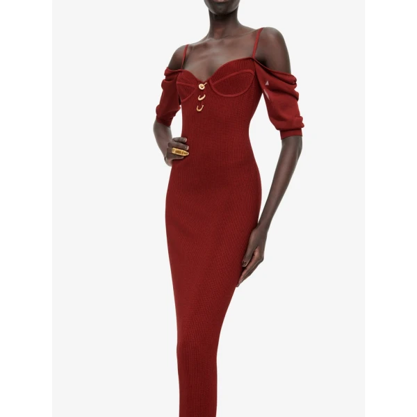 Schiaparelli Balconette Dress Dresses in Schiaparelli Authentic Luxury Fashion at Coveti